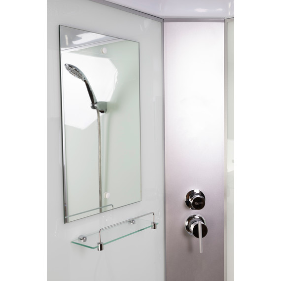 Гидробокс Niagara 90x90 см 11011423F, серебро/матовое - фото 4