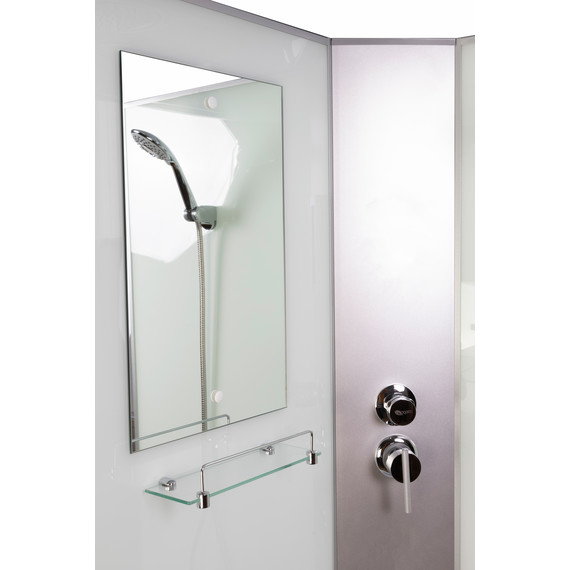 Гидробокс Niagara 130x90 см 333944RBKG, серебро/матовое - фото 4