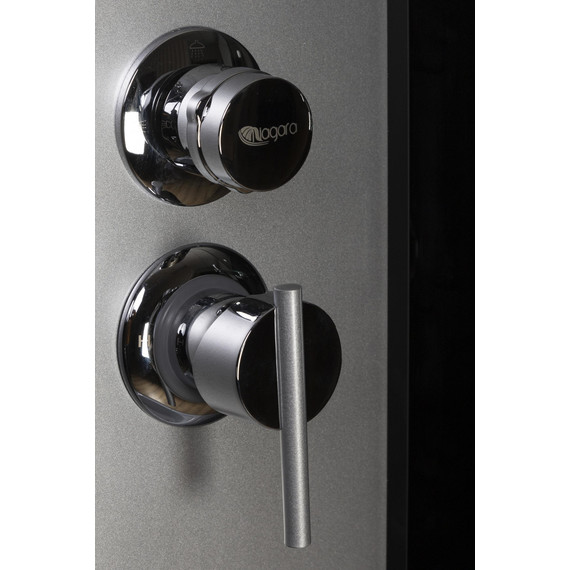 Душевая кабина Niagara 80x80 см NG-2507-14BK, серебро/тонированное - фото 5