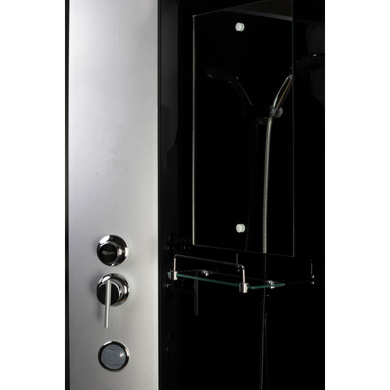 Гидробокс Niagara 80x80 см 25071434BKG, серебро/тонированное - фото 4