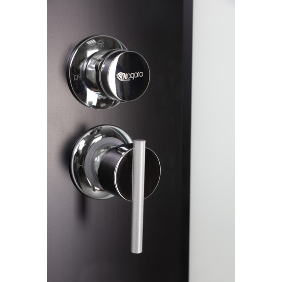 Гидробокс Niagara 80x80 см 67071414F, чёрный/прозрачное - фото 5