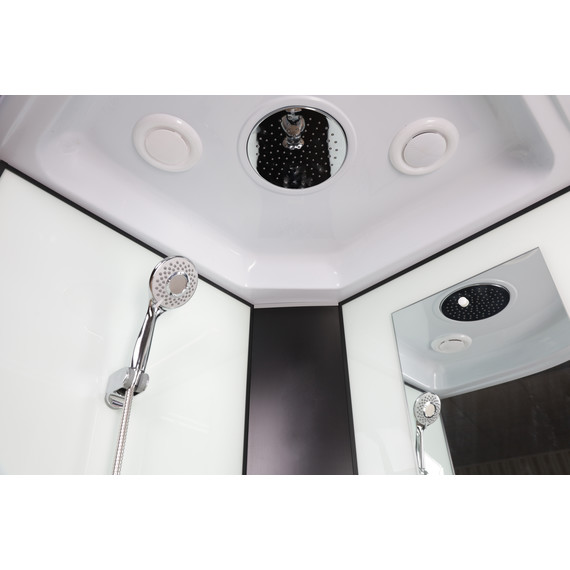 Гидробокс Niagara 80x80 см 67071414F, чёрный/прозрачное - фото 12