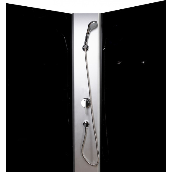 Душевая кабина Niagara 100x80 см E100/80/40R/TN/BK, хром/тонированное - фото 9