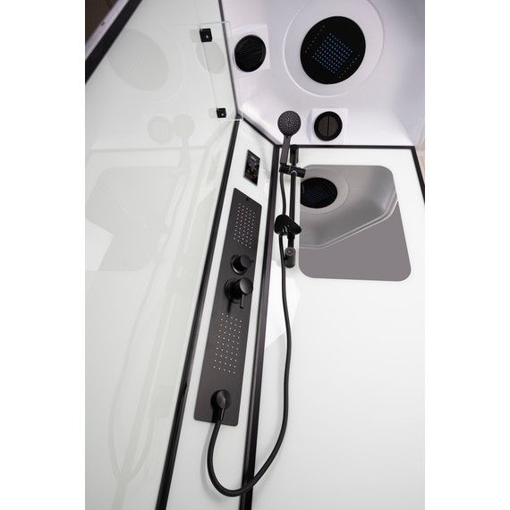 Гидробокс Niagara 100x100 см 69020134GDBLACK, чёрный/тонированное - фото 3