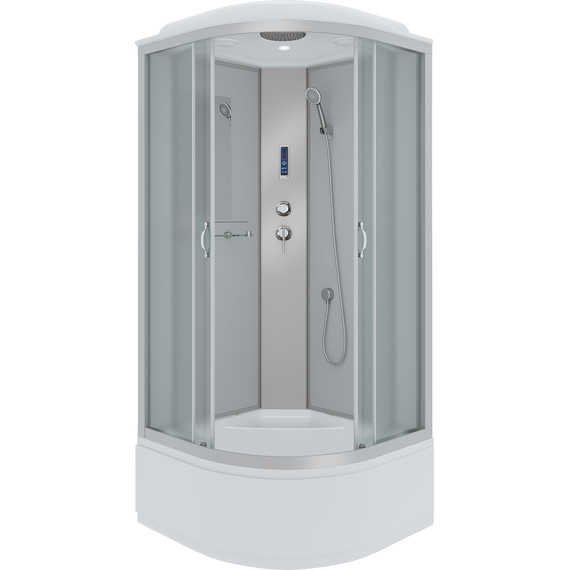 Душевая кабина Niagara 80x80 см 23071424P, серебро/матовое - фото 2