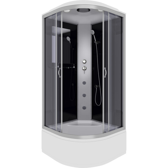 Гидробокс Niagara 80x80 см 25071434G, серебро/тонированное - фото 2