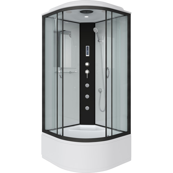 Гидробокс Niagara 80x80 см 67071414F, чёрный/прозрачное - фото 2