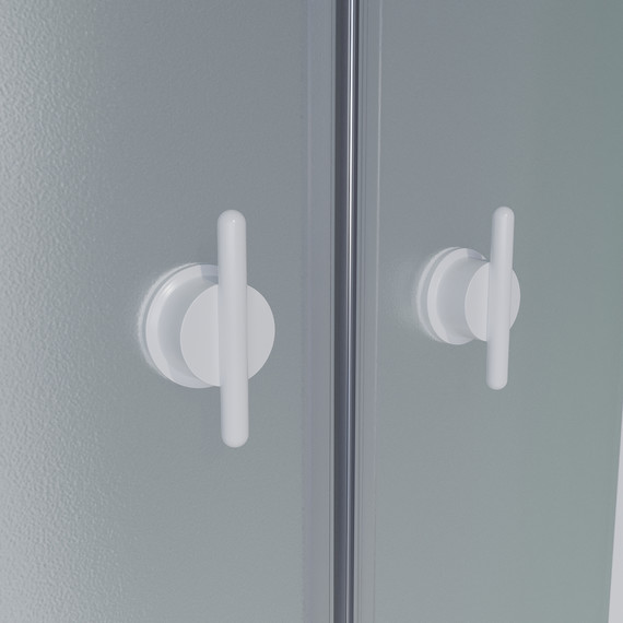 Душевая кабина Niagara 100x80 см P100/80/26Q/MT/BK, белый/матовое - фото 4