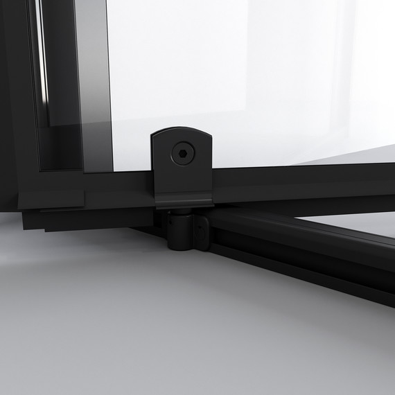 Душевое ограждение Niagara Nova 90x80 см NG-85-9AB-A80B-34, чёрный матовый/прозрачное - фото 10