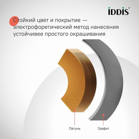 Душевая стойка Iddis Parker PARGM3Fi06, графит матовый - фото 17