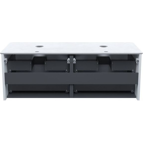 Тумба подвесная со столешницей Iddis Aiger 120 см AIG12W0i95K, белый - фото 4