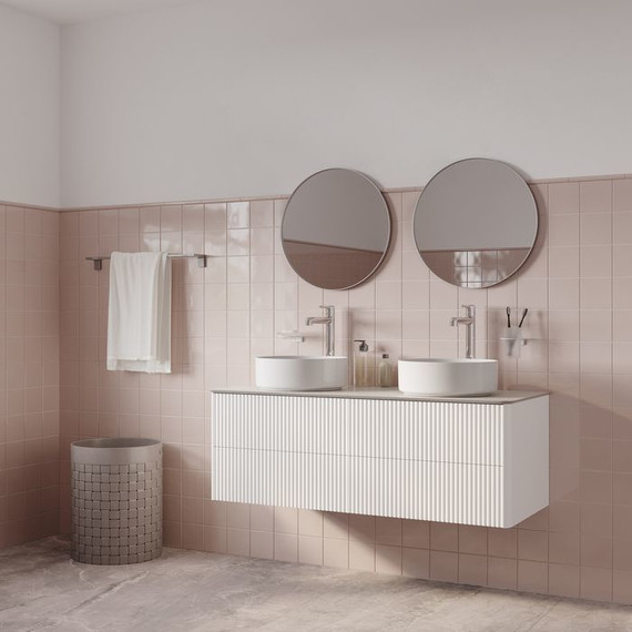 Тумба подвесная со столешницей Iddis Aiger 120 см AIG12W0i95K, белый - фото 5