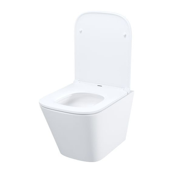 Унитаз подвесной безободковый Iddis Bild BIQRNSEi25 с тонкой крышкой микролифт (система смыва Торнадо) - фото 2