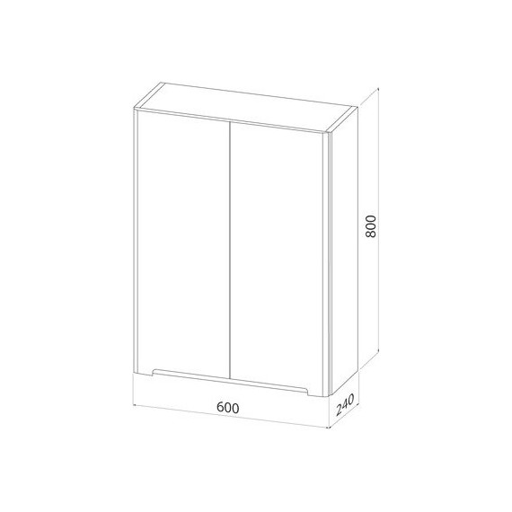 Шкаф подвесной Iddis Edifice 60 см EDI60W0i97, белый - фото 6