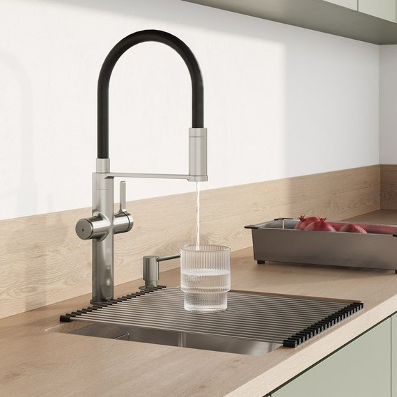 Смеситель для кухни Iddis Ikon IKNBNFFi05, сатин, Цвет производителя: сатин - фото 3