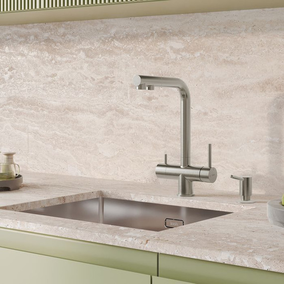 Смеситель для кухни Iddis Umbra UMBBNPFi05, сатин, Цвет производителя: сатин - фото 2