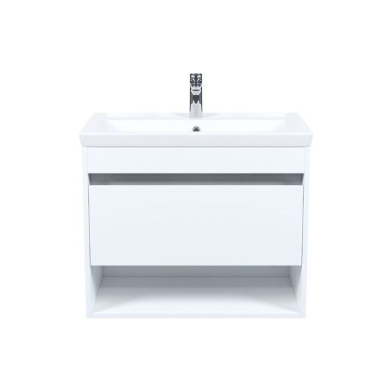 Тумба подвесная с раковиной Iddis Zodiac X 70 см ZDX70WNi95K, белый - фото 3