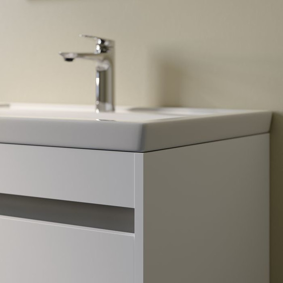 Тумба подвесная с раковиной Iddis Zodiac X 70 см ZDX70WNi95K, белый - фото 6