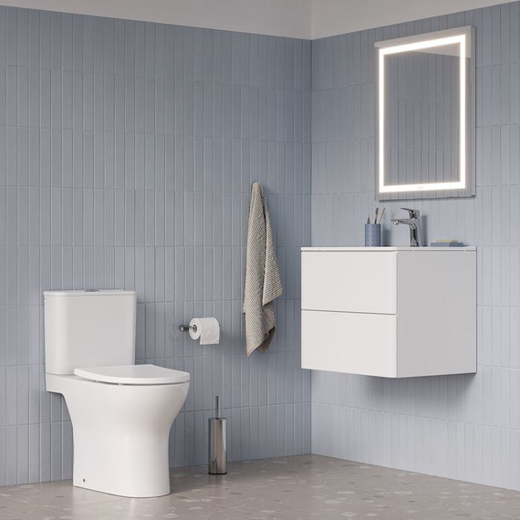 Унитаз-компакт безободковый Iddis Zodiac X ZODRDSEi24 с крышкой микролифт (система смыва Торнадо) - фото 5