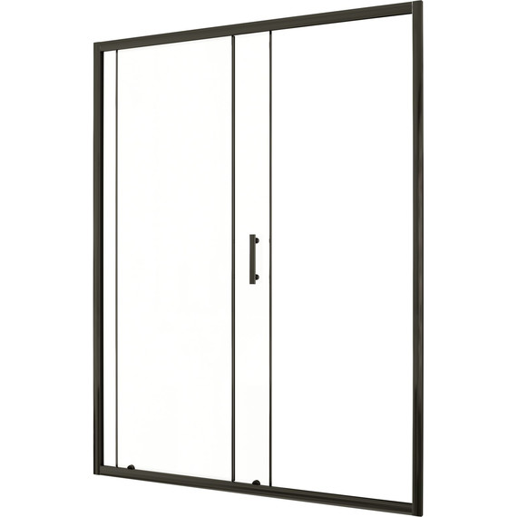 Душевая дверь Taliente 140 см TA-140-1CB, чёрный/прозрачное - фото 2