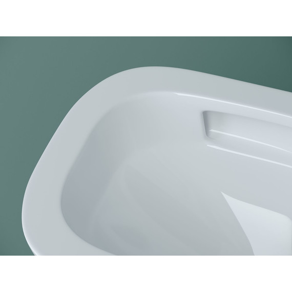 Унитаз подвесной безободковый Ceramicanova Union CN4009T (система смыва Торнадо) с крышкой микролифт, Цвет производителя: белый - фото 6