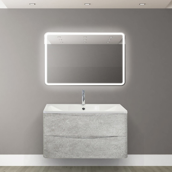 Зеркало BelBagno SPC-MAR-900-600-LED-BTN 90 см - фото 7