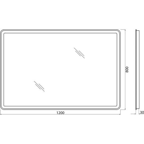 Зеркало BelBagno SPC-MAR-1200-800-LED-BTN 120 см - фото 8