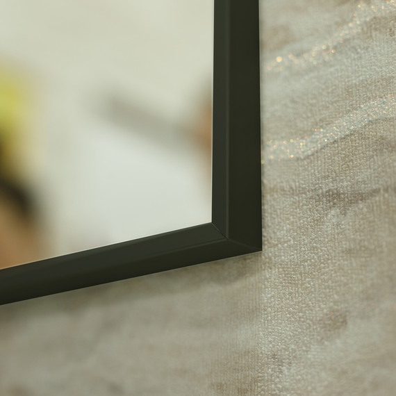 Зеркало BelBagno 100х80 см SPC-AL-1000-800 Nero - фото 5