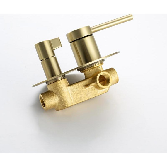 Душевая система для ванны Gappo G06-3 G7106-3, золото сатин, Цвет производителя: золото сатин - фото 12