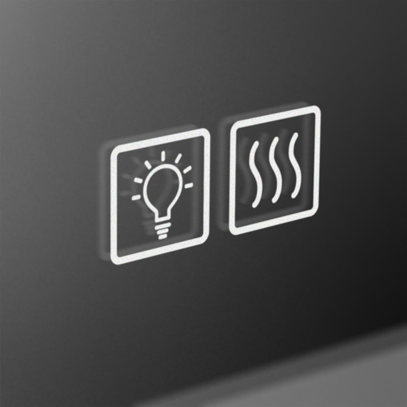 Зеркало BelBagno 90x80 см SPC-GRT-900-800-LED-TCH-WARM - фото 7