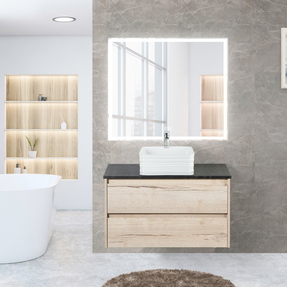 Зеркало BelBagno 90x80 см SPC-GRT-900-800-LED-TCH-WARM - фото 8