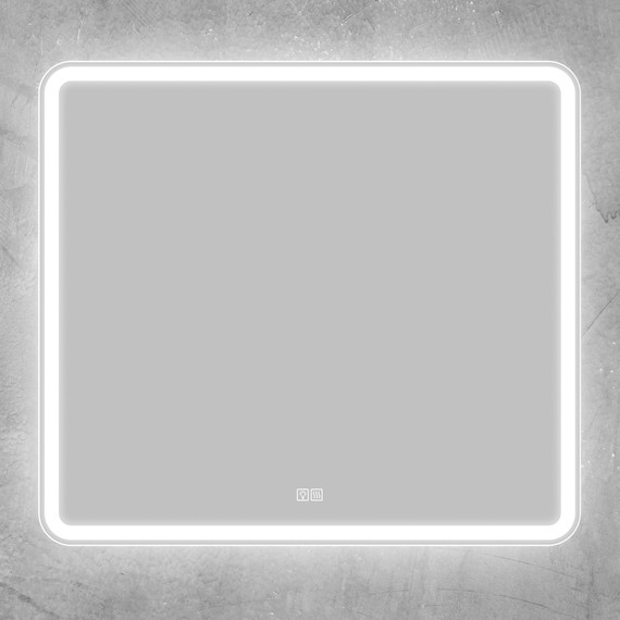 Зеркало BelBagno 90x80 см SPC-MAR-900-800-LED-TCH-WARM - фото 3