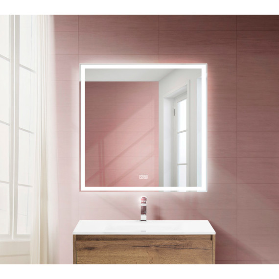 Зеркало BelBagno 80x80 см SPC-GRT-800-800-LED-TCH-WARM - фото 8