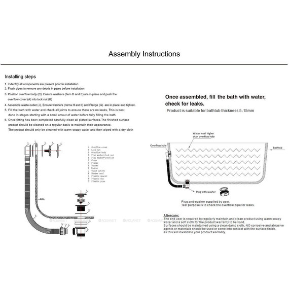 Сифон для ванны автомат Allen Brau Priority 5.31027-BN, никель брашированный, Цвет производителя: никель брашированный - фото 3