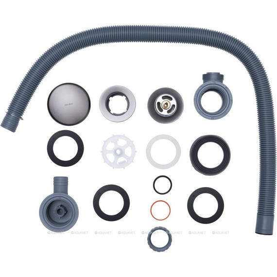 Сифон для ванны автомат Allen Brau Priority 5.31027-MG, графит брашированный, Цвет производителя: графит брашированный - фото 2