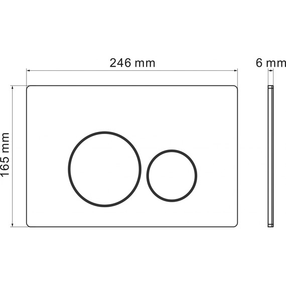 Кнопка смыва Grossman Style 700.K31.05.30M.30M, золото глянцевое - фото 4