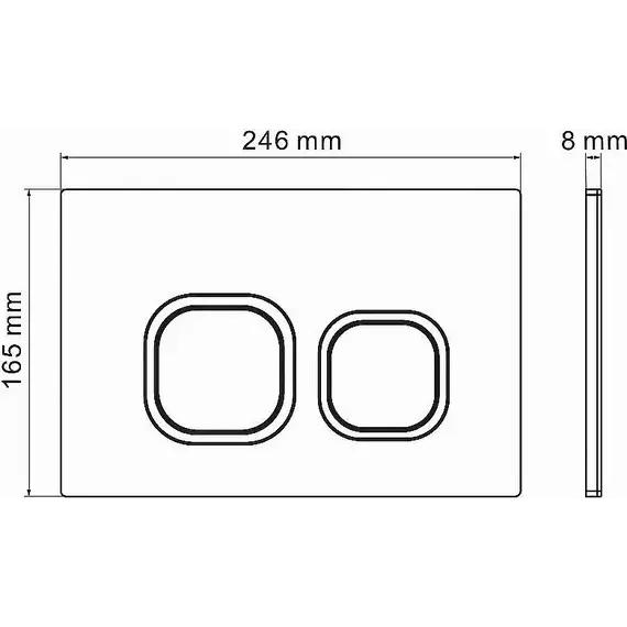 Кнопка смыва Grossman Cosmo 700.K31.02.300.300RUS, золото глянцевое - фото 9