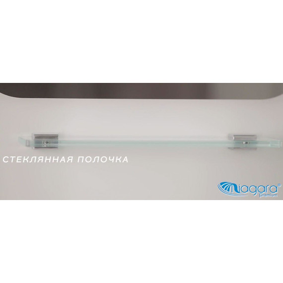 Гидробокс Niagara 120x80 см NG-6912-01GQL BLACK, чёрный/тонированное - фото 6