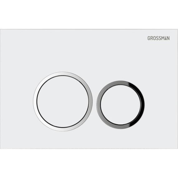 Кнопка смыва Grossman Galaxy 700.K31.01.000.000, белый глянцевый - фото 