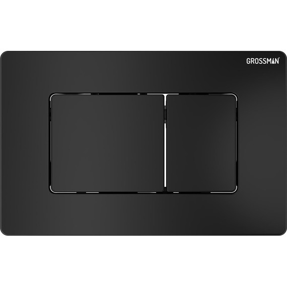 Кнопка смыва Grossman Classic 700.K31.04.21M.21M, чёрный матовый - фото 
