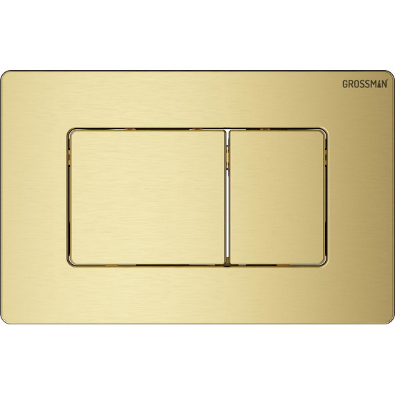 Кнопка смыва Grossman Classic 700.K31.04.32M.32M, золото сатиновое - фото 