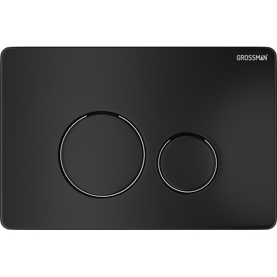 Кнопка смыва Grossman Style 700.K31.05.21M.21M, чёрный матовый - фото 