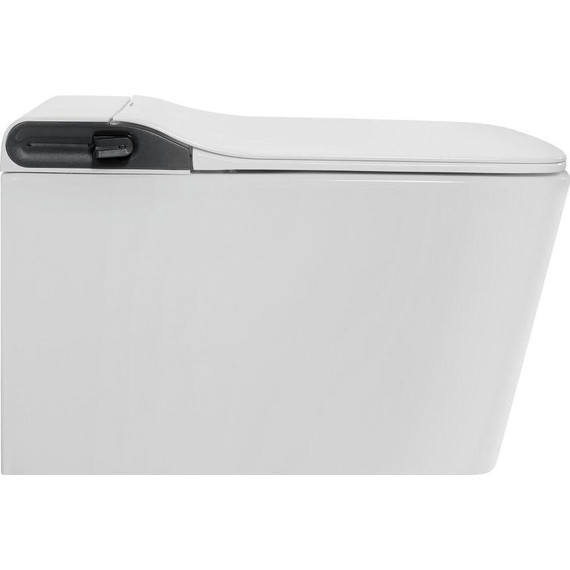 Электронный импульсный унитаз-биде Abber Rechteck AC1215S с крышкой микролифт - фото 16
