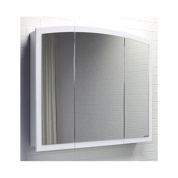 Зеркало-шкаф Comforty Палини 100 см, белый - фото 