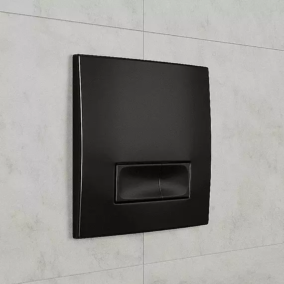 Кнопка смыва Grossman Classic 800.T1.04.210.210RUS, чёрный матовый - фото 4