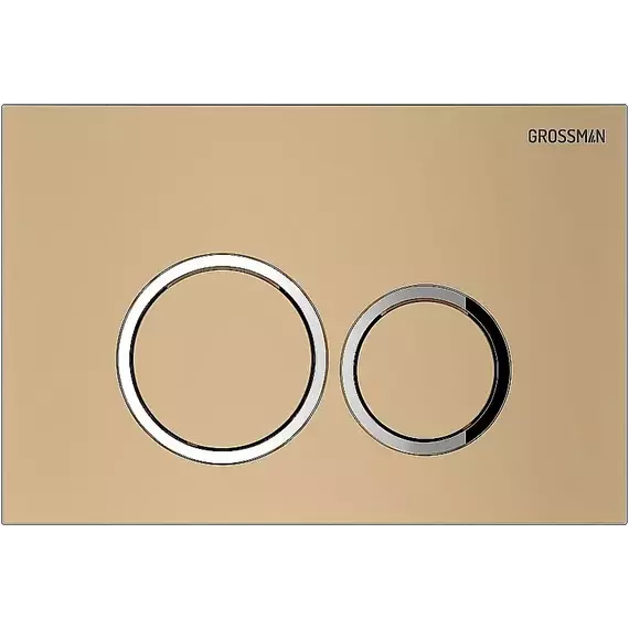 Кнопка смыва Grossman Cosmo 700.K31.02.310.310RUS, золото матовое - фото 