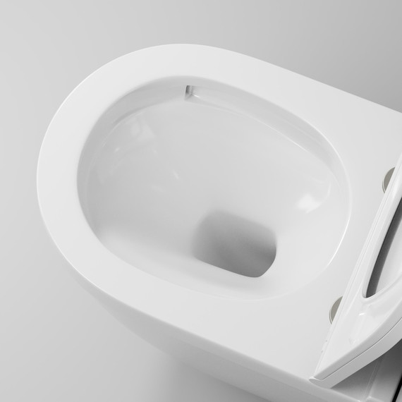 Унитаз подвесной безободковый Grossman GR-4483SQ с крышкой микролифт, белый глянцевый (Система смыва торнадо), Цвет производителя: белый глянцевый - фото 9