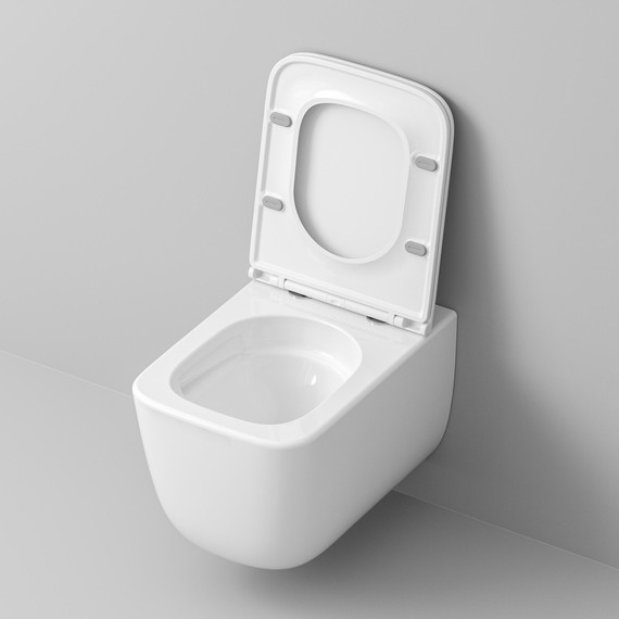 Унитаз подвесной безободковый Grossman GR-4409SQ с крышкой микролифт (Система смыва торнадо) - фото 8