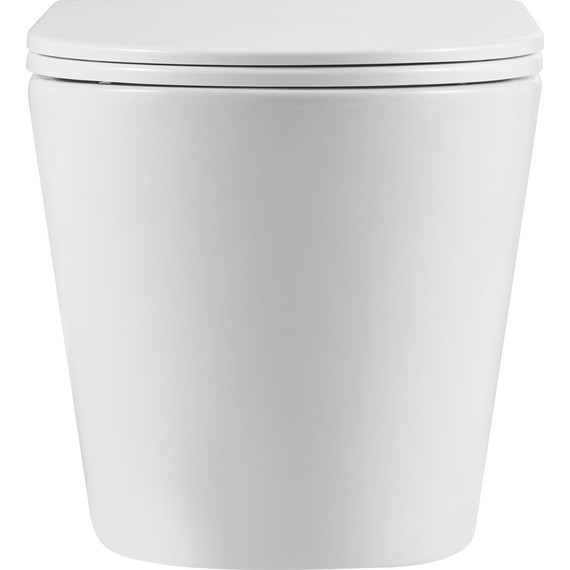 Унитаз подвесной безободковый Grossman GR-4478MSQ с крышкой микролифт, белый матовый (Система смыва торнадо), Цвет производителя: белый матовый - фото 8