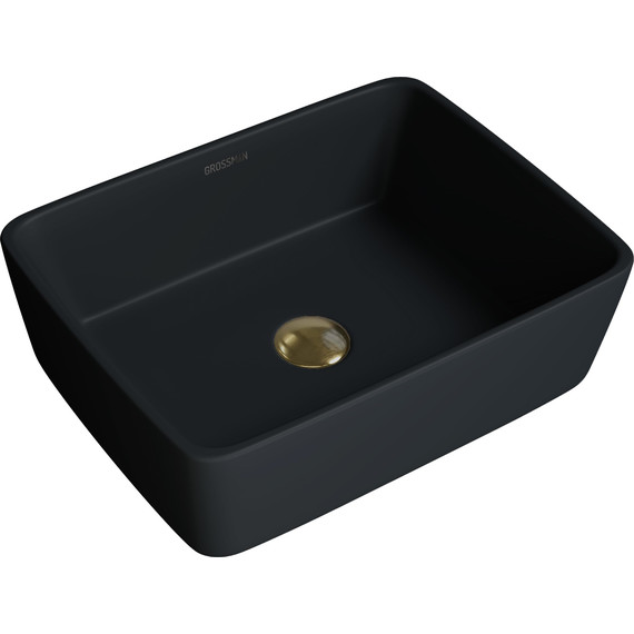 Раковина-чаша Grossman Color 48 см GR-3016BM, чёрный матовый - фото 2